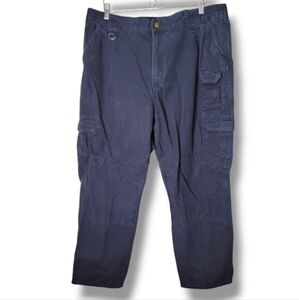 5.11 Tactical Cargo Pants Men’s 40x30 Navy Blue Cotton Utility Pockets Workwear
